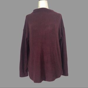 🖤 S 🖤 Knit Sweater Pullover Back Seam Mock Neck​